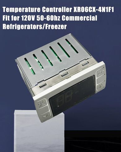 لجهاز التحكم في درجة الحرارة Dixell XR06CX-4N1F1 يناسب الثلاجات/الفريزر التجارية 120 فولت 50-60 هرتز # استبدال لجهاز التحكم في درجة الحرارة القابل للبرمجة Dixell مع مسبار استشعار درجة الحرارة in Kuwait