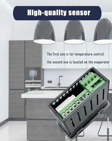 لجهاز التحكم في درجة الحرارة Dixell XR06CX-4N1F1 يناسب الثلاجات/الفريزر التجارية 120 فولت 50-60 هرتز # استبدال لجهاز التحكم في درجة الحرارة القابل للبرمجة Dixell مع مسبار استشعار درجة الحرارة in Kuwait