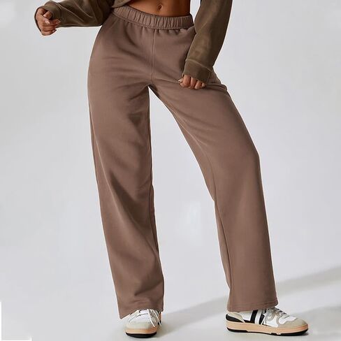 Women’s Leisure Sweatpants for 2024 New,Womens Tall Sweatpants,Straight and Wide Leg Sweatpants Women with Pocket in Kuwait