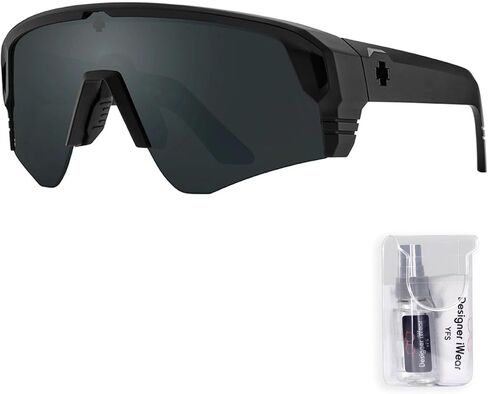 Spy Monolith Speed ​​62mm أسطواني الدرع الشمسي للنظارات الشمسية للرجال + حزمة مع مصمم Iwear مجموعة النظارات المجانية in Kuwait