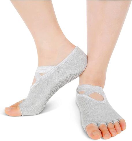 Non Slip Pilates Socks For Women - Grip Socks Cute Yoga Socks With Grips, Pilates Gripper Socks For Women in Saudi Arabia