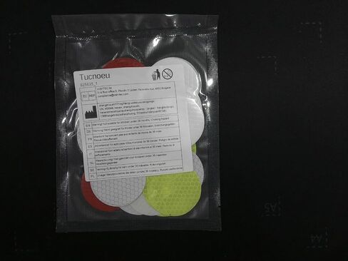 Warning Reflective Stickers 60Pcs Reflective Tape Safety Reflector Sticker Waterproof Self-Adhesive Dot Reflective Tape Sticker for Vehicle,Bicycles,Motorcycles,Clothing (Round,2In) in Saudi Arabia