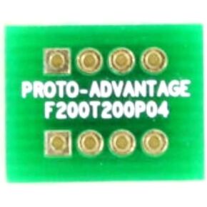 (Qty 8) Proto-Advantage F200T200P04 Pitch Changer 2.00 mm to 2.00 mm Conversion - 4 pin