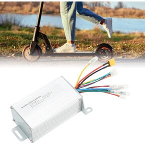 Pissente Electric Scooter Controller, 36V 16A Aluminium Alloy Scooter Brushless Motor Controller Electric Motor Engine Scooter with Battery Connector Terminal for LENZOD