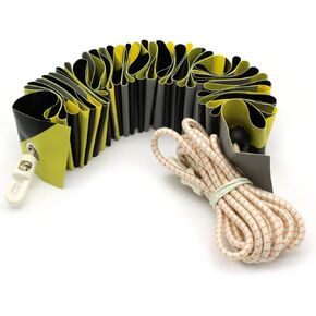 TEMO 2-4m Z-Barrier, High-Visibility Portable Barrier Multi-Use Barricade, Easy Set Up