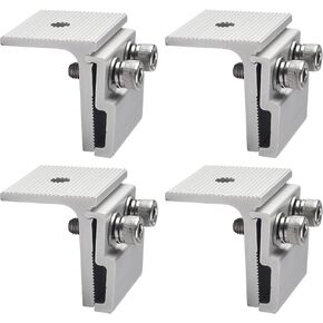 1/4PCS Aluminium Standing Seam, Mounting Solar PV Roof Seam Clamp, Clamp, Roof Seam Clamp, Sheet Seam Clamp Parts(4pcs)