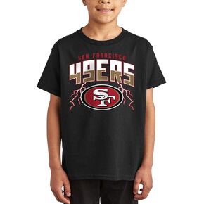 Junk Food Boys' Standard x NFL-Team Lightning-Officially Licensed Fan T-Shirt for Kids