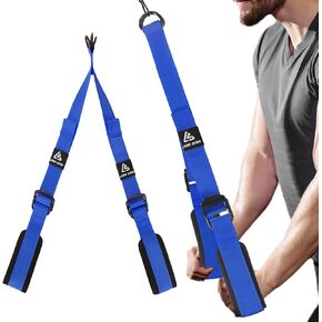 LARA STAR Tricep Rope Cable Attachment (Adustable Length 12-27 Inch) Greater Range of Motion,Long Tricep Pull Down Rope Extension Straps Cable Crossover Accessories,Perfect for Gym/Home Use