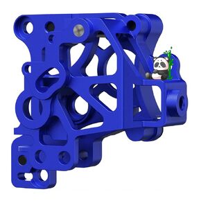 BIQU Panda Extruder CNC Hollow Lightweight Extruder Shell for Bambu-Lab X1/P1 Series Suitable for Original Gears and Panda Claw Al 6061 T6 Aluminum Alloy High Precision Shell