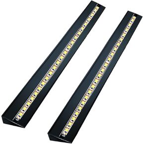 JUUPINE 2pcs Upgraded Led Light Strip Kit for Bambu Lab P1P/P1S 3d Printer,High-Brightness Lighting 5V 0.3A LED Light Bar,Magnetic Installation,aluminum alloy shell ensures efficient heat dissipation.