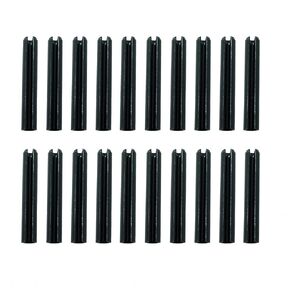 20PCS 6x40mm Tension Pin Surface Elastic Cylindrical Pin Hollow Pin Slotted Spring Loaded Pin for Part Positioning Connection Fixing