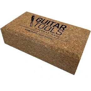Flat Beveled Cork Sanding Block for Guitar Luthiers - Tool - Carpenter - Files - Guitar - Bodies - Wood - Furniture - Bass - Repair instruments - LCBS