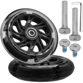 120mm x 28mm Flash Front Wheel M8x47mm Screw Sets for Foldable Micro Mini 3 Wheel Kids Scooter Kickboard Axle Repair Tool
