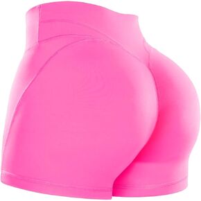 KIWI RATA Women's Athletic Shorts High Waisted Workout Running Yoga Gym Shorts
