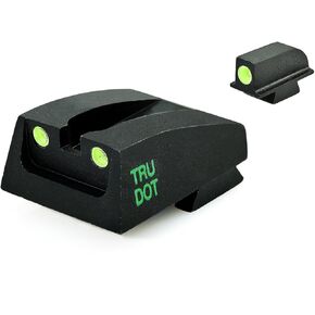 MEPRO Tru-Dot tritium Night Sights Compatible with para Green tritium dots Glow on Sight self Illuminated Meprolight high Durability Fixed Metal Sights