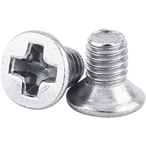 100Pcs/Bag M3 Machine Screws,9Types M3 Flat Head Stainless Steel SS304 Machine Countersunk Screw Bolt Fastener(M3x5)