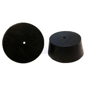 RS-12-1 Rubber Stoppers, Size 12, 1-Hole, 1-Pound Pack
