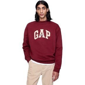 GAP Men's Logo Mockneck Crew Sweatshirt