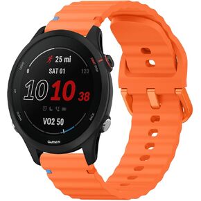 Vancle Bands لساعة Garmin Forerunner 255، سوار ساعة Garmin Forerunner 265، سوار ساعة Garmin Vivoactive 4/Venu 3/Venu 2، حزام بديل رياضي من السيليكون الناعم للنساء والرجال in Kuwait