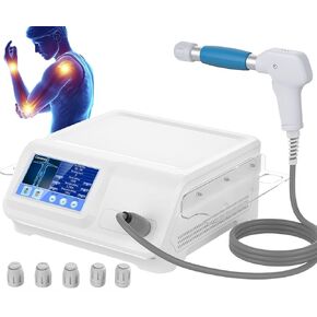 Shockwave Therapy Machine Professional for Muscles, Back and Shoulders,Shock Wave Therapy No Side Effects,Waist Pain Relief, Full Metal Handle for Stable Energy Output