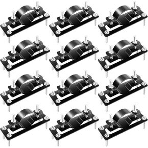 Steel 2 Wood Fence Bracket，Chain Link Wood Adapter， Fence Brackets (12-Pack)