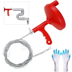 Plumbing Snake 25-FT Plumbing Cleaner for Kitchen…