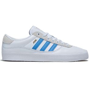 adidas Puig Indoor Shoes - White/Bluebird/Gold Metallic - 9.5