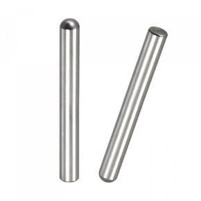 uxcell 8x70mm Dowel Pins, 2pcs 304 Stainless Steel Round Head Flat Chamfered End Dowel Pin Bunk Bed Pins Shelf Pegs Support Shelves Fasten Elements