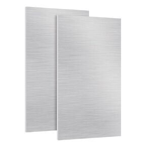 2 Pack Aluminium Metal Sheet 12 x 6 x 3/16 Inch Thickness Aluminum Sheet Metal 6061 T6 Flat Plain Plate Panel Aluminium Sheets Plate, Aluminum Sheet for Crafting - Finely Polished