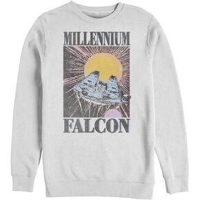STAR WARS Men's Falcon Trip Pullover Crew Fleece