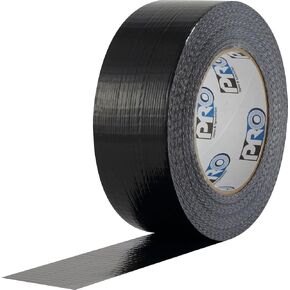 ProTapes Pro Duct 100 PE-Coated Cloth Economy Duct Tape, 60 yds Length x 3" Width, Black (Pack of 16)
