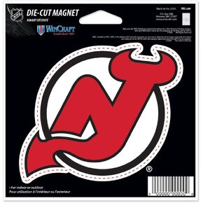 New Jersey Devils Official NHL 4.5"x6" Car Magnet