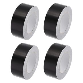 uxcell Aluminum Foil Tape 2 Inch x 55 Yards Black High Temperature Tape for HVAC, Sealing, Patching Hot and Cold Air Ducts 4 Pcs