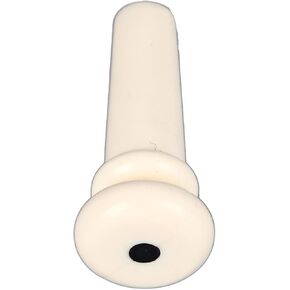 Acoustic Guitar Tailnail Peg Replacement Synthetic Plastic Bass String End Pin Button for Strap Fixing (White), Boxwizardszu149gt07-11