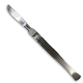 Eisco Labs - 6 Inch Scalpel with Stainless Steel Blade - Precision Surgical Tool for Dissection, Medical, Educational Use - Durable, Sharp, Corrosion-Resistant - Lab Work, Biology, and Anatomy Studies
