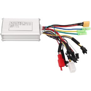 Topyond 24V 36V 48V 17A Brushless DC Motor Controller, 3 Mode Sine Wave Controller, Aluminium Alloy DC Brushless Motor Speed Controller Replacement for Electric Bicycle E-Bike Scooter