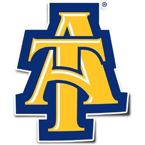 Desert Cactus North Carolina A&T State University Sticker HBCU Aggies Vinyl Decal Laptop Water Bottle Car Scrapbook (IND 06)