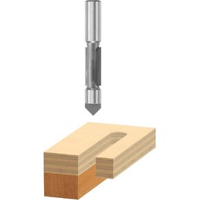 Bosch 85429M Panel Pilot Router Bit, Carbide Tip Drill Through Point 1/2" Shank