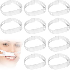 Nasal Bandage 10 PCS Elastic Nose Bandages Nose Surgery Elastic Bandage Dressing Holder Septoplasty Recovery Bandage for Nose Post Surgical Procedures