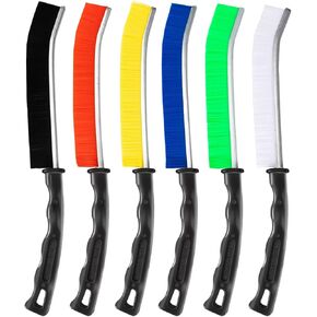 6Pcs Color Crevice Cleaning Brush for Household Use, Gap Cleaning Brush,Grout Brush,Hard Bristle Cleaning Brush for Kitchen Bathroom New Multifunctional Corners Cleaning Brush Tool