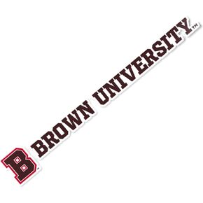 Desert Cactus Brown University Bears Name Logo Vinyl Decal Laptop Water Bottle Car Scrapbook (8 Inch Sticker)