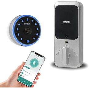 Keyless Entry Door Lock Deadbolt With Keypad,Smart Door Locks For Front Door,Electric Door Locks For Front Door With 2keys&App Control,Auto Lock Smart Deadbolt,Easy Installation Smart Door Lock,Silver