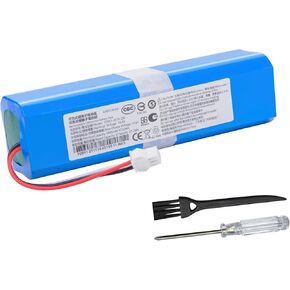 6800mAh Vacuum Cleaner Battery for Proscenic M7 Pro M8 Pro M7 Max, U6, for Uoni V980 Max V980 Plus, for Roidmi Eve Plus, for Lydsto R1, for Onson J30 Pro, for VIOMI S9, 14.4V/80.64Wh
