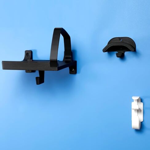 Upgraded CPAP Wall Mount Shelf Kit for AirSense 10 with Mask Hook & Hose Hanger & Bottom Hooks, Save Space, Avoids Hose Tangle, Easy Installation Black in Kuwait