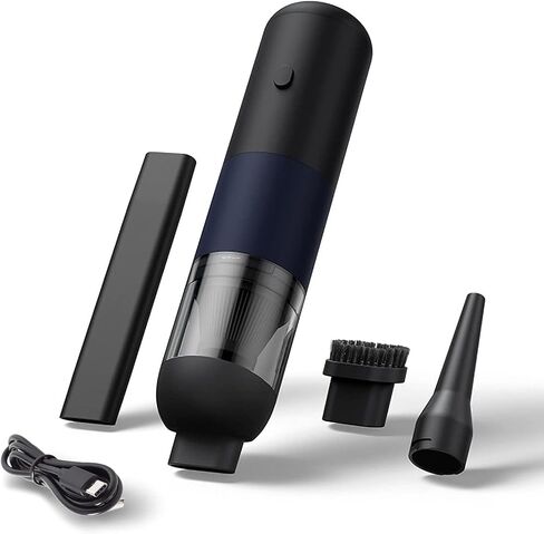 Handheld Vacuum Cleaner Cordless,Mini Vacuum Cleaner Powerful Suction 9000PA,USB-C Fast Charging, Portable Vacuum Easy to Clean Desktop, Keyboard, Car Vacuum Cleaner for Home Kitchen (Black&Blue) in Saudi Arabia