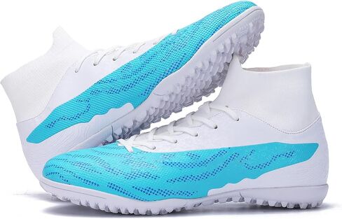 Soccer Cleats for Mens Womens Football Shoes Turf Soccer Shoes Indoor/Outdoor High-top Football Cleats AG/FG in Saudi Arabia