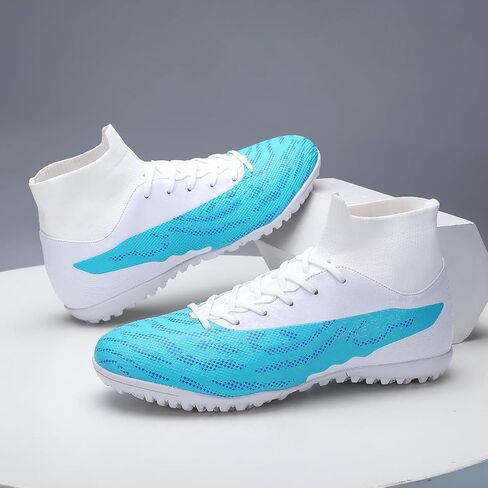 Soccer Cleats for Mens Womens Football Shoes Turf Soccer Shoes Indoor/Outdoor High-top Football Cleats AG/FG in Saudi Arabia