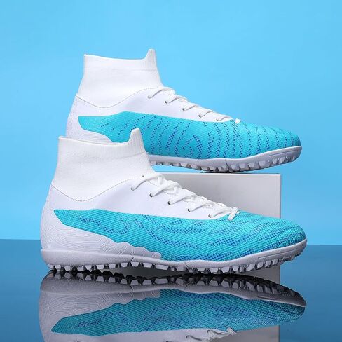 Soccer Cleats for Mens Womens Football Shoes Turf Soccer Shoes Indoor/Outdoor High-top Football Cleats AG/FG in Saudi Arabia