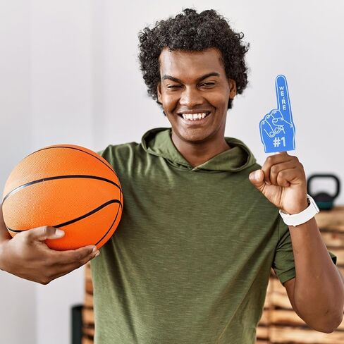 Patikil Mini Foam Fingers 5.1 Inch ، 48 Pack نحن #1 ، دعنا نذهب! إصبع الرغوة المشجعين لأحداث أحداث الأحداث الرياضية ، الحفلات الحفلات ، الأزرق in Kuwait
