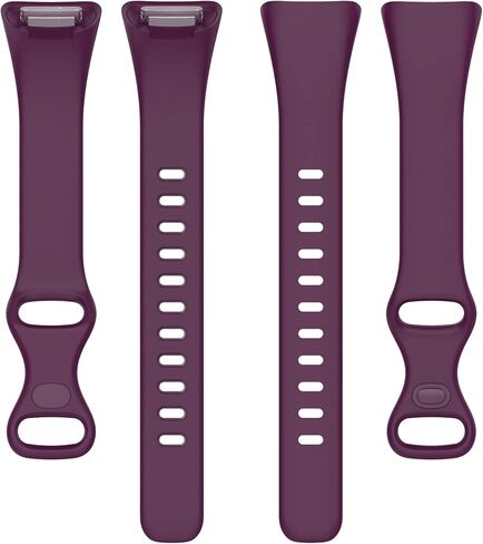 3 Pack Slim fit Bands Compatible with Fitbit Charge 6/Charge 5 Smartwatch Bracelet Soft Silicone Replacement Sport Wristband Straps for Women Men in Saudi Arabia